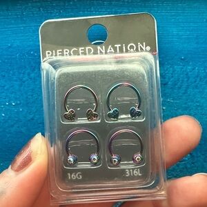 Pierced Nation Septum Rings